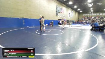 144 lbs Cons. Round 4 - Olver Cruz, Lompoc vs Levi Landeros, Monache