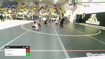 80 lbs Quarterfinal - Colton Perry, Tulsa Union vs Maddox Baker, Har-Ber High School