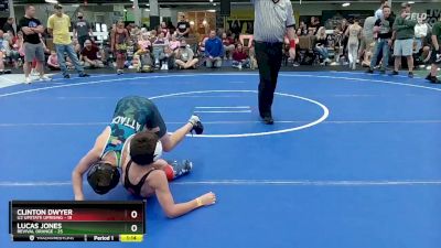 92 lbs Round 4 (8 Team) - Lucas Jones, Revival Orange vs Clinton Dwyer, U2 Upstate Uprising