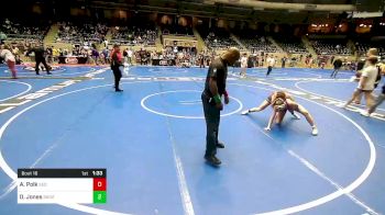 100-105 lbs Rr Rnd 1 - Addison Polk, SEO Wrestling Club vs Destiny Jones, Skiatook Youth Wrestling 2022-23