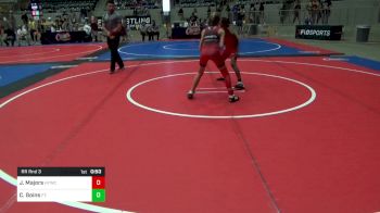 70 lbs Rr Rnd 3 - Jadyn Majors, Hilldale Youth Wrestling Club vs Caiden Goins, Ft. Gibson Takedown Club