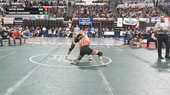 A - 165 lbs Cons. Semi - Jason Sorteberg, Sidney / Fairview vs Kayne Burke, Browning