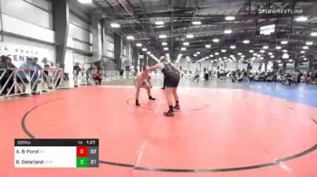 220 lbs Prelims - Andrew Blackburn-Forst, Illinois Menace vs Ryan Osterland, Attrition Wrestling White