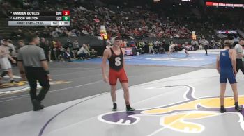 Quarterfinal - Jaedon Welton, Lincoln Christian vs Kamden Boyles, Superior