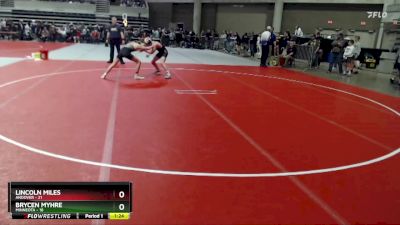 135 lbs Champ. Round 1 - Brycen Myhre, Minneota vs Lincoln Miles, Andover