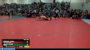 165 lbs Cons. Round 3 - Dominic Jones, Grand Junction vs Brody Shuss, Legend