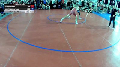 132 lbs Cons. Round 2 - Ethan Smith, Brighton Wrestling Club vs Bryce Knudtson, Kaukauna High School Wrestling