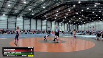 74 lbs Finals (8 Team) - Bristol Hermanson, Steel Maidens vs Ava Boursaw, Girls With Grit Red