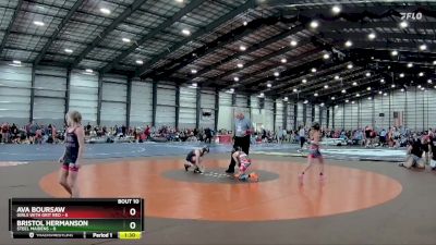 74 lbs Finals (8 Team) - Bristol Hermanson, Steel Maidens vs Ava Boursaw, Girls With Grit Red