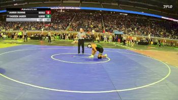 D1-165 lbs Cons. Round 2 - Yaseen Jaber, Allen Park HS vs James Dunne, Northville HS