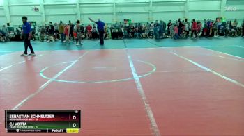 110 lbs Round 6 (10 Team) - Sebastian Schmeltzer, Neighborhood WC vs CJ Votta, Team Diamond Fish