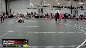 113 lbs Placement (4 Team) - Johnny Barron, Iron Horse 1 vs Chase Williams, PA Alliance