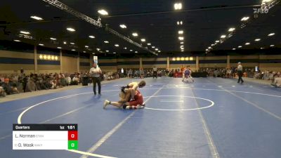 174 lbs Quarters - Lorenzo Norman, Stanford vs Danny Wask, Navy