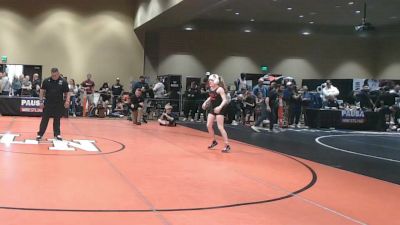85 lbs Champ. Round 1 - McKenzie Jones, VTUSAW vs Sunny James, All American Wrestling Club