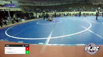 76 lbs Quarterfinal - Valentino Finlan, Liberty Warrior Wrestling Club vs Lane Faunce, SlyFox Wrestling Academy