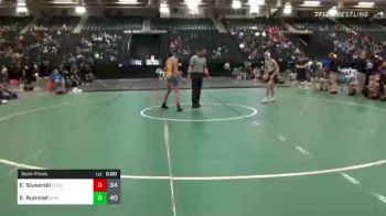 120 lbs Semifinal - Eric Slusarski, Columbus vs Elija Rummel, Wahoo High School