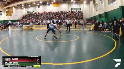 145 lbs Champ. Round 1 - Braden Long, Pacifica Garden Grove vs Kaden Ewing, Canyon