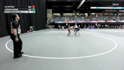 141 lbs Cons. Round 2 - Steven Barnes, Concordia vs Eli Peyton, Cumberlands