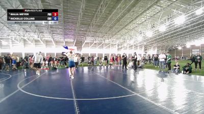 170 lbs Cons. Semi - Malia Meyer, Protos Wrestling Club vs Rickelle Collins, Carbon Wrestling Club