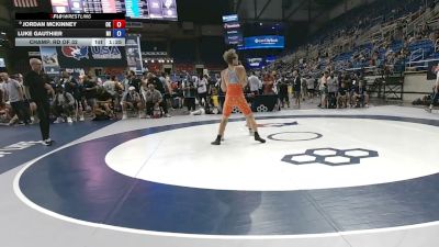 165 lbs Champ. Rd Of 32 - Jordan McKinney, Oklahoma vs Luke Gauthier, Michigan