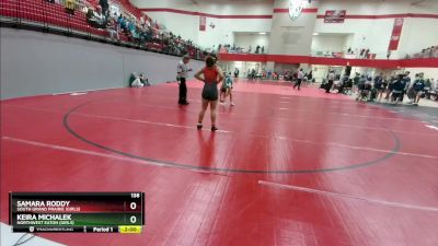 138 lbs 1st Place Match - Keira Michalek, Northwest Eaton (Girls) vs Samara Roddy, South Grand Prairie (Girls)