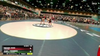 126 lbs Cons. Round 1 - Michael Dang, Coronado vs Gage J. McKibben, Centennial (Corona)