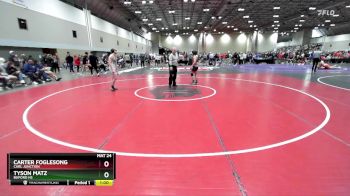 120A Semifinal - Tyson Matz, Buford HS vs Carter Foglesong, Carl Junction