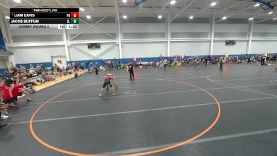 120 lbs Champ. Round 3 - Liam Davis, Unattached vs Jacob Buffum, Skyline