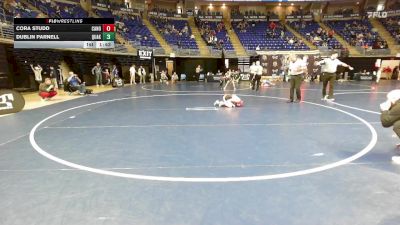 56 lbs Semifinal - Cora Studd, Canon-McMillan vs Dublin Parnell, Quaker Valley