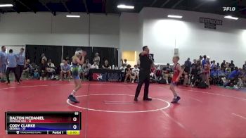 83 lbs Round 3 (8 Team) - Dalton McDaniel, Missouri Red vs Cody Clarke, Georgia