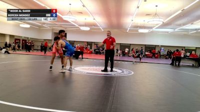 132 lbs Cons. Quarters - Noor Al Saedi vs Rotceh Mendez, Central Valley High School Wrestling