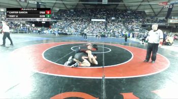 Boys 2A 150 lbs Champ. Round 1 - Toby Li, Cleveland vs Carter Garcia, Ephrata