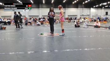 105 lbs Round 2 (10 Team) - Brianna Palmer, NC Girls Wrestling Club vs Farynn Rhees, Missouri Outlaws