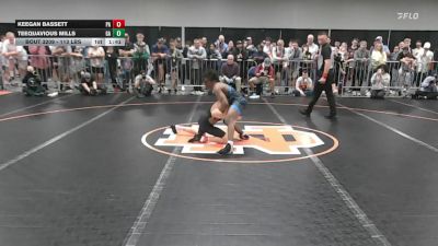 113 lbs Round Of 16 - Keegan Bassett, PA vs Teequavious Mills, GA