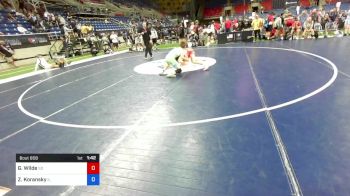 126 lbs Cons 64 #1 - Graham Wilde, South Dakota vs Zev Koransky, Illinois