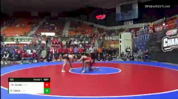 195 lbs Semifinal - Hayden Oviatt, Wamego vs Garrett Davis, Augusta