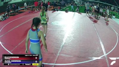 95-100 lbs Round 1 - Elle Eckerson, Montana vs Olivia Anderson, California