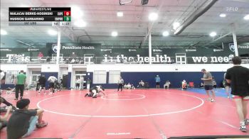 287 lbs Quarterfinal - Malacai Berke-Kosinski, Superior Black - HSC vs Hudson Garbarino, Empire Wrestling Academy Gold - HSC