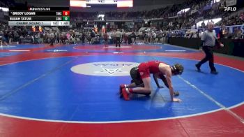 7A 120 lbs Champ. Round 1 - Brody Logan, Thompson HS vs Elijah Tatum, Smiths Station Hs