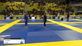 Sarah Elisabeth vs Brianna Rose 2018 World IBJJF Jiu-Jitsu Championship