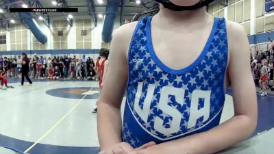 8U Boys FS - 49-53 Quarters - Otto Aue, Center Grove Wrestling Club vs Tony Meade, Contenders Wrestling Academy