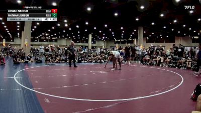 157 lbs Round 5 (6 Team) - Josiah Sejour, BRAWL Silver vs Nathan Jensen, North Shelby Regulators Blue