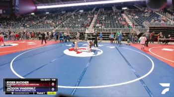 108 lbs Champ. Round 1 - Ryder Buckner, Moorcroft Mat Masters Wrestling Club vs Jackson Vanderbilt, Eastside United Wrestling Club