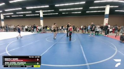 87-90 lbs Round 2 - Iker Daniel Valencia, All American Wrestling Club vs Bently Ward, Warrior Trained Wrestling