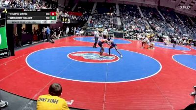 2A-120 lbs Cons. Round 2 - Gregory Sallet, Pierce County HS vs Travis Davis, Hardaway