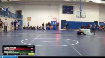 106 lbs Cons. Round 4 - Justin Parker, Rigby High School vs Isaac Scott, Thunder Ridge High School