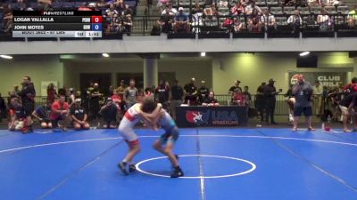 67 lbs Champ. Rd Of 32 - Logan Vallalla, Pennsylvania vs John Motes, Gold Rush Wrestling