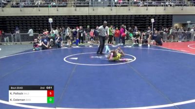 74 lbs Consi Of 8 #2 - Kaleb Pollock, Baldwinsville vs Kahlil Coleman, Dover