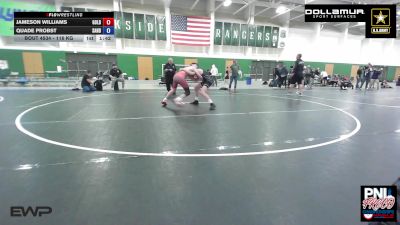 116 kg 3rd Place - Jameson Williams, Gold Rush Wrestling vs Quade Probst, Sanderson Wrestling Academy
