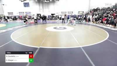 113 lbs Round Of 32 - Nick Gustello, Paramus vs Dylan Biegel, Pascack Valley